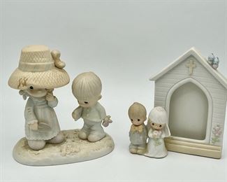 Precious Moments Figurine & Enesco Picture Frame
