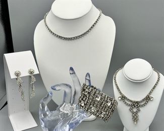 Rhinestone Vintage Jewelry Lot
