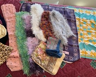 Scarves, Mod Kerchiefs, Knit Hats, & A Fabulous Sequin Cap
