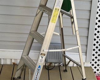 Werner 4’ Aluminum Painters Ladder
