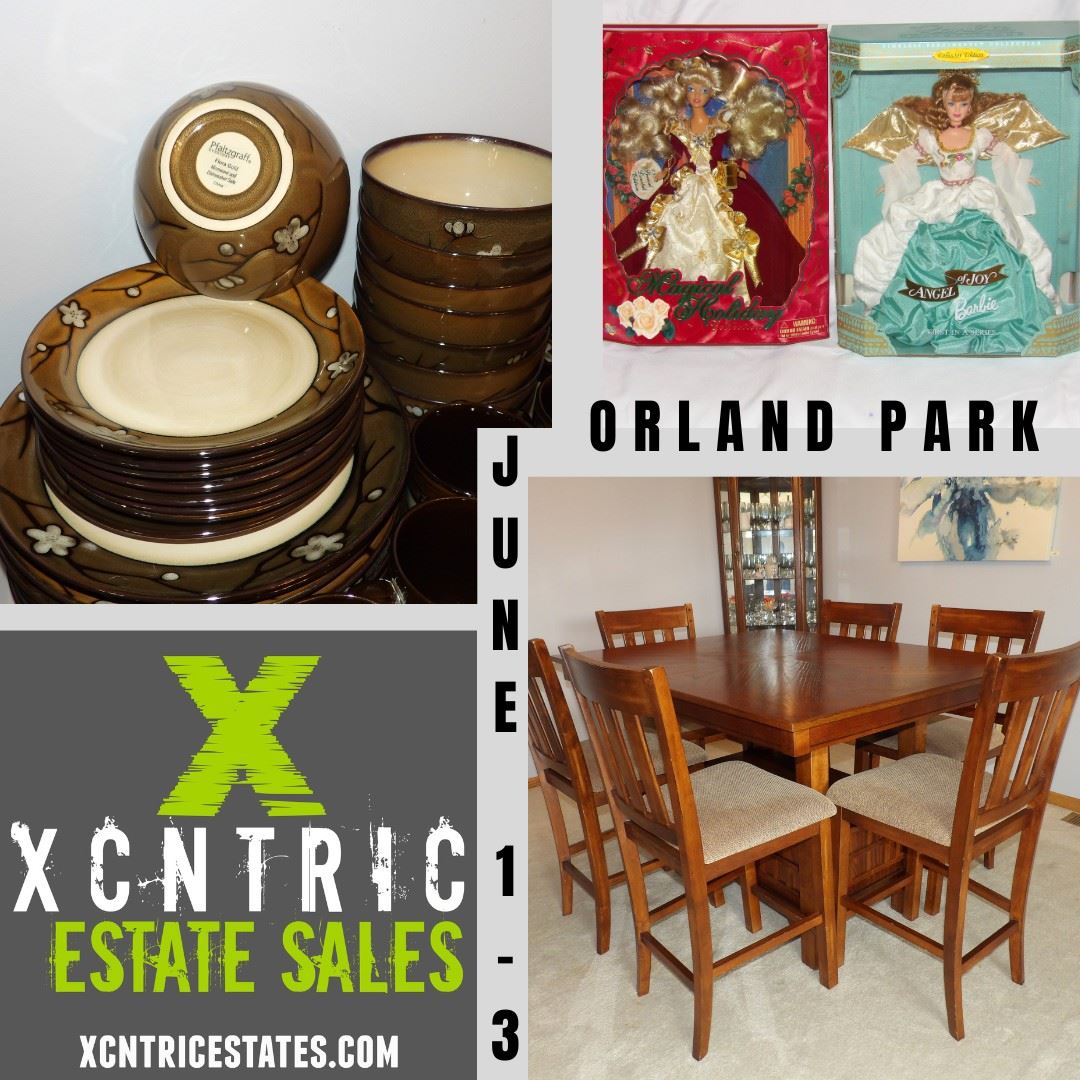 Orland Park Estate Sale June 1-3, 2023 by Xcntric Estate Sales.