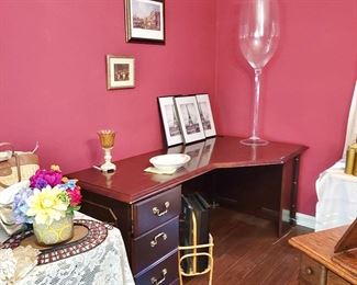 Desk Return...Have a Glass of Wine