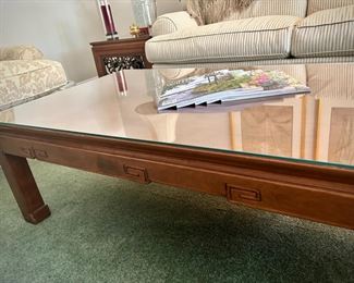 Long Asian coffee table