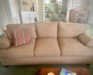 Baker brown sofa - excellent condition