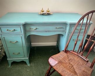 Turquoise desk