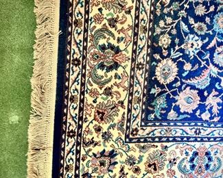 Blue Karastan area rug 8 x 12