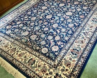 Blue Karastan area rug 8 x 12