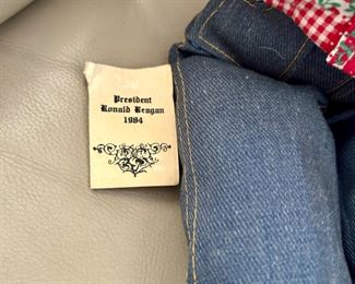 Vintage Ronald  and Nancy Reagan dolls (another version of Ronald gifted to White House)