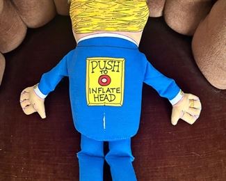 Donald Trump and Hillary Clinton dolls from 2016 election