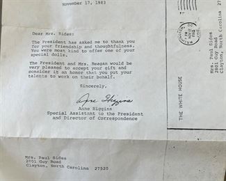 Vintage Ronald  and Nancy Reagan dolls (another version of Ronald gifted to White House)