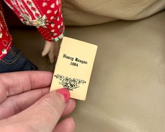 Vintage Ronald  and Nancy Reagan dolls (another version of Ronald gifted to White House)