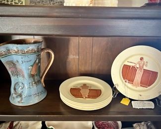 Crown Ducal 1930s antique plates