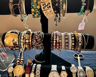 Jewelry - vintage, modern, costume, Avon, gold, sterling