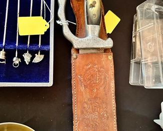 Vintage knife with bone handle