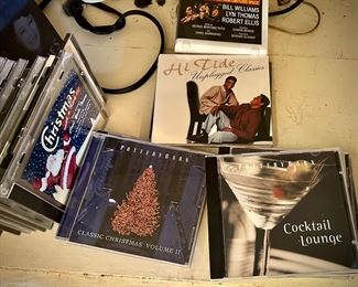 CDs - mostly Pottery Barn and Williams Sonoma specialty mixes