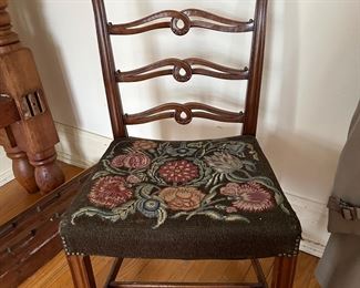 1930s Chippendale Style Custom Mahogany Ribbon Back Chair
