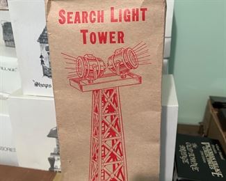 Marx Trains Search Light Tower O Scale with Box 