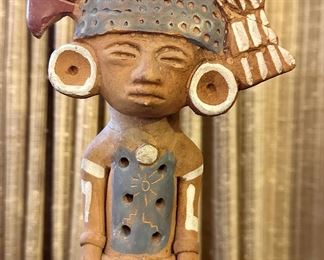 Aztec Mayan Clay Warrior