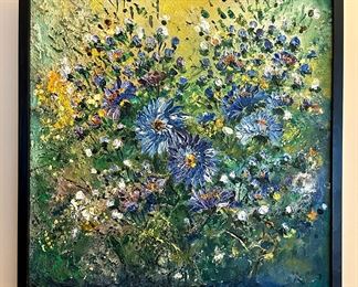 "Flowers" Oil on Canvas