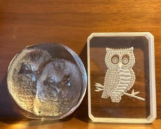 Owl Paperweights
