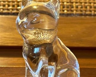 Princess House Lead Crystal Cat
