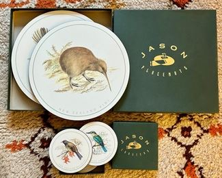 Kiwi Placemats & Bird Coasters