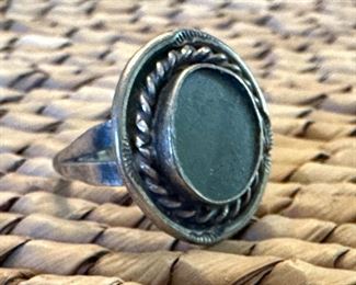 Sterling and Stone Ring