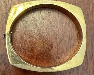 14K Square Gold Bracelet