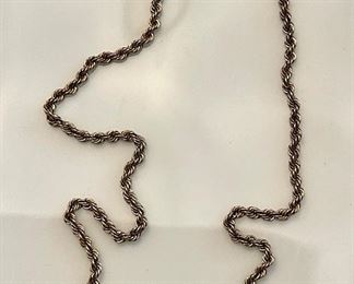 Heavy, Long 14K Necklace