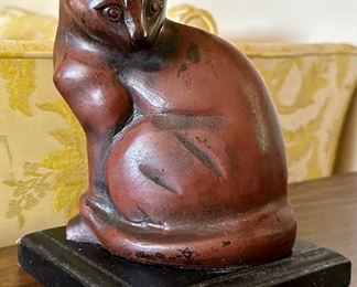 Vintage Kitty Bookend