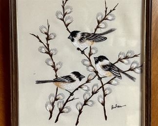 Embroidered Birds
