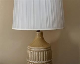 Textured MCM Table Lamp