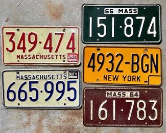 Vintage License Plates
