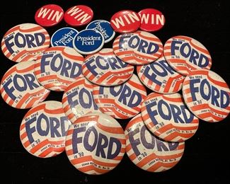 1980 Gerald Ford Buttons
