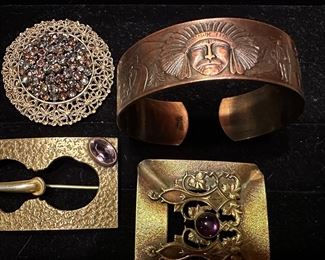 Art Nouveau Brooches