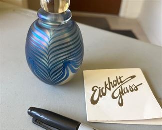 Eickholt glass perfume bottle