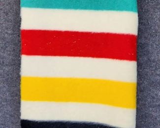 Vintage Hudson's Bay Point Blanket 100% Wool Made In Canada