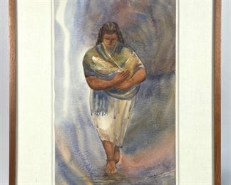 Barrios Original Watercolor on Paper