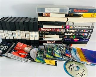 Vintage VHS Tapes and CD Discs of Volkswagen Comm. Network Tips, Parts Training, Service Information, 1936 Formula 1 Seasons, Volkswagen Track Footage, Driving Training, Engine Assembly Video and More 