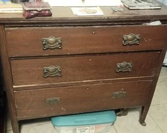 Vintage Chest with mirror