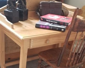 Small pine desk for appratment or guestroom