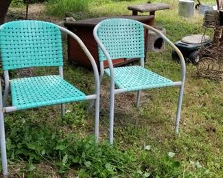 Vintage outdoor seating