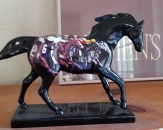 there will be about 30 painted ponies, here are a few examples
