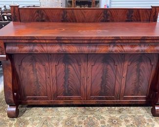 Mahogany Empire Sideboard