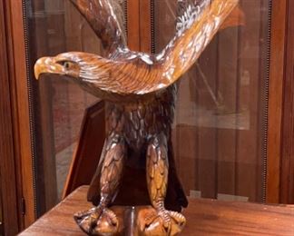 Rosewood Carved Eagle