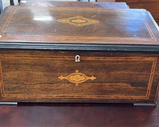 Fabrique De Geneve Rosewood Cylinder Music Box