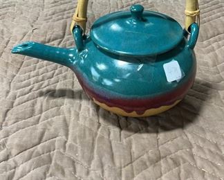 McQ Pottery Teapot with Bamboo Handle