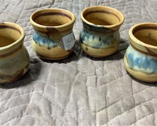  Walt Glass Pottery Cups