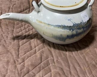 McQ Pottery Teapot with Bamboo Handle