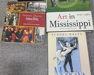 "Mississippi Artist A Self Portrait" by Karl Wolfe, Eudora Welty's World Words on Nature, "Passionate Observer" by Eudora Welty, "Morgana" by Eudora Welty, and "Art in Mississippi" by Patti Carr Black